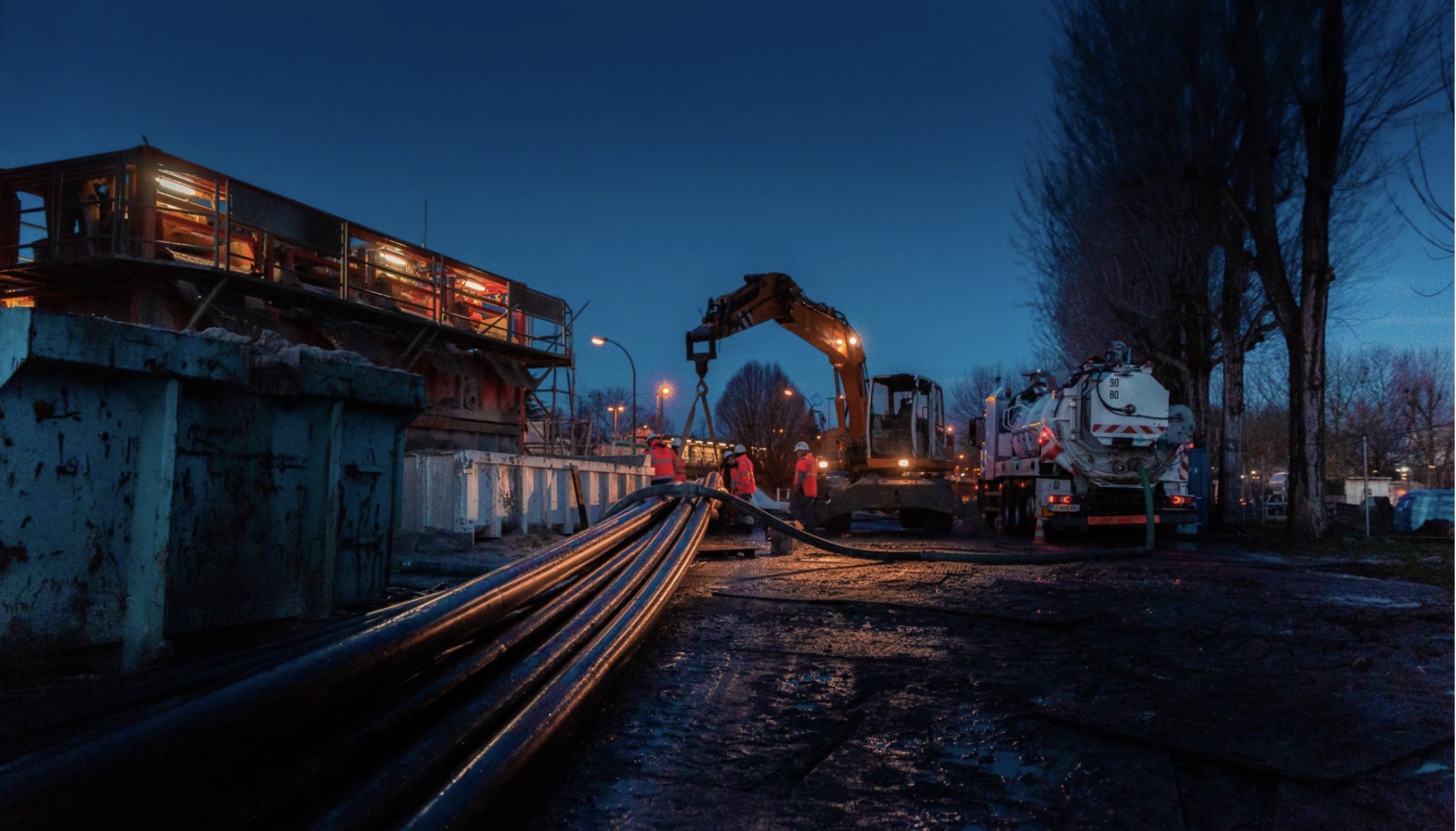 Chantier STPA Forage de nuit